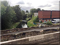 SP0791 : River Tame at Perry Bridge, Perry Barr, Birmingham by Robin Stott