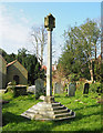 St Mary & St Alban, Teddington - Churchyard cross