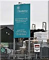 Sign outside Scrabo Hall Church in Mill Street