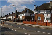 TQ2291 : Housing on Pursley Road, Mill Hill by Christopher Hilton