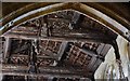 Martock, All Saints Church: The magnificent carved, quilted roof 3