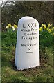 Old Milestone by the B4019, Highworth Road, Faringdon