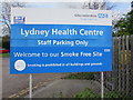 Lydney Health Centre nameboard, Lydney