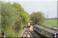 View of a Class 20 diesel reversing at North Weald station #4