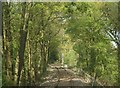 View of the rear of the decommissioned former London Underground signals on the Epping to Ongar Railway