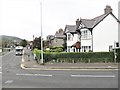 Houses at the junction of the A2 (Shimna Road) and Bryansford Avenue in the centre of Newcastle