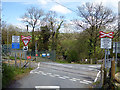 Open level crossing at Bronwydd