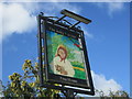 Sign for the Jolly Farmer Freehouse at Cookham Dean