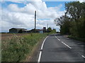 Harwich Road (B1414) near Oldhouse Farm