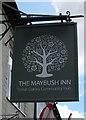 Sign for the Maybush Inn, Great Oakley