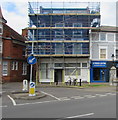 Bosworths under scaffolding, East Molesey