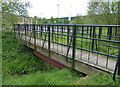 Footbridge near the Oak Spinney Business Park