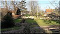 Behind the churchyard, Towersey