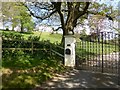 The entrance to Spire House on Pickets Hill