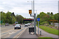 Speed camera on A580 East Lancs Road at Carr Mill
