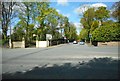 Traffic lights on Dunham Road