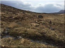 NN3766 : Moorland under Meall na Lice by Andrew Abbott
