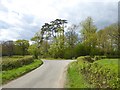 Road junction on Boulge Road, Bredfield