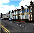 Row of houses, Dock View Road, Barry