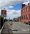 Give way to oncoming vehicles, Dock View Road, Barry