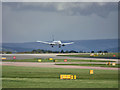 SJ8184 : Boeing 767 Arriving at Manchester by David Dixon