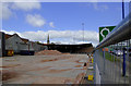 Demolished former bus depot in Wolverhampton