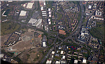 NS6066 : Townhead Interchange from the air by Thomas Nugent