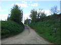 Track (footpath) to Weylands Farm