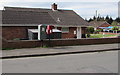 Queen Elizabeth II postbox and Royal Mail drop box, Court Road, Lydney