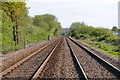 Railway lines towards Lincoln