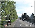 Bus shelter opposite the gate to Bangor Cemetery