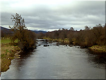 NH9419 : River Spey, Upstream from Garten Bridge by David Dixon