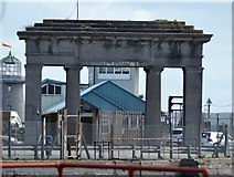 SH2582 : Admiralty Arch Holyhead by Keith Evans