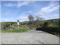 SJ0448 : Farm road to Bryn Halen Mawr by Eirian Evans