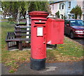 Elizabeth II postbox on The Street. Kirby-le-Soken