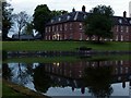 Gawsworth New Hall at dusk