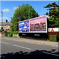 Clear Channel advertising boards, Cainscross Road, Stroud