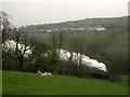 Steam train leaving Haworth (1)