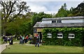 Emmetts Garden: Busy Old Stables National Trust tea room 1