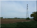 Field and pylon east of Langford