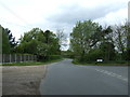 Road junction on Back Road near Bourchier