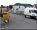 Follow diversion sign in Crindau, Newport