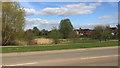 Open space around a surface water lagoon, Warwick Gates estate, Heathcote, Leamington