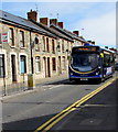 X2 bus in Cowbridge Road, Bridgend