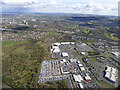 The Phoenix retail park from the air