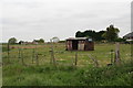 Railway wagon field shelter between South and North Kyme