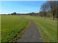 Path through grassland at Erskine