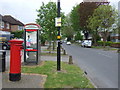 Elizabeth II postbox and telephone box on Cole Valley Road