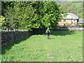 Wallside footpath descending to road (A6033)