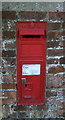 Close up, Victorian postbox and bus stop, Welnetham